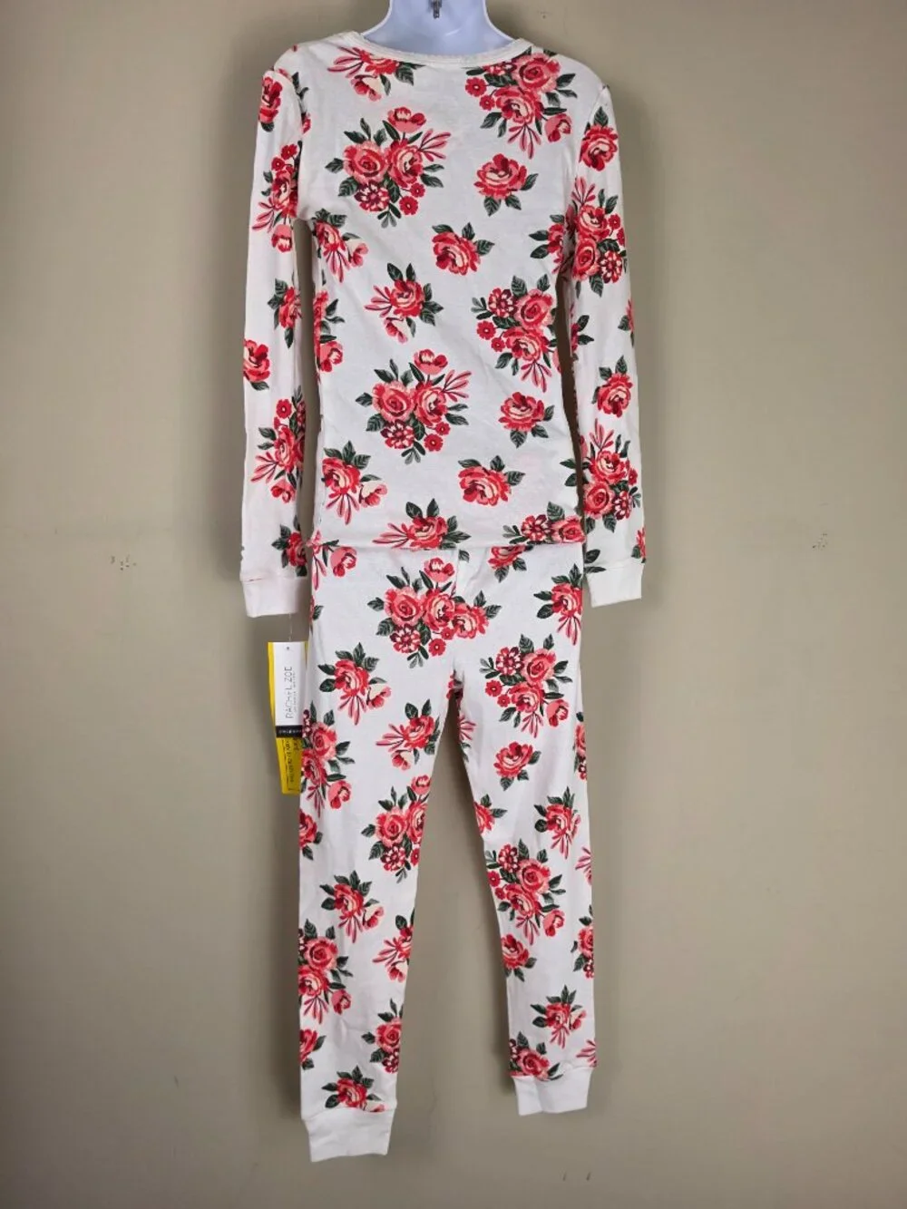 Rachel Zoe Girls Floral Pajama Set Sz 7 100% Cotton Sweet Dreams 2 Piece